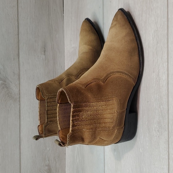 Marc Fisher LTD MLYOHANI Womens Ankle Suede Heels boots shoes sz 6.5M - Picture 2 of 14